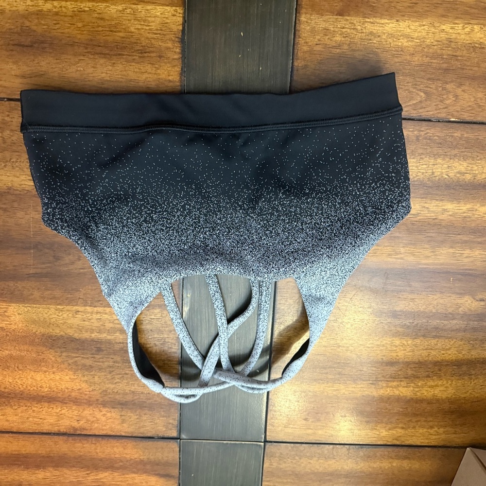 Lululemon Athletica Black and Gray Sports Bra